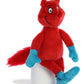 Aurora Whimsical Dr. Seuss Fox In Socks Stuffed Animal - Magical Storytelling - Officially Licensed - Red 12 Inches