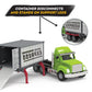 Driven by Battat Toy Container Truck with Lights & Sounds, Green, Model WH1211C6Z, Realistic Movable Parts, for Kids 3 Years +