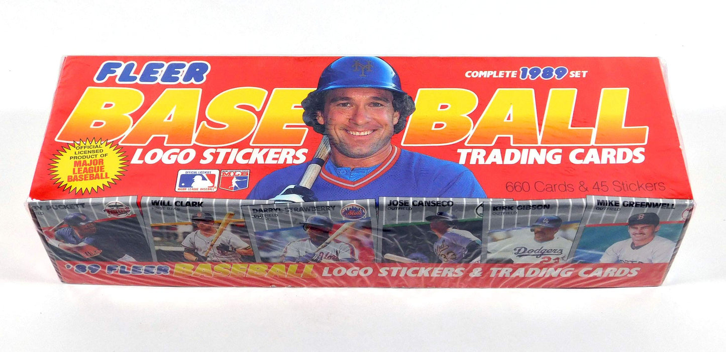 Fleer 1989 Baseball Cards Complete Factory Set Of 660 Cards + 45 Stickers - I.