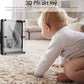 Xsltkby 3D Pin Art Board Toy - Large Size Desk Toy Sculpture For Children Adults 6 X 8 Inches (Silver Metal)