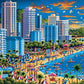 Buffalo Games  Eric Dowdle  Waikiki  300 Piece Jigsaw Puzzle for Adults Challenging Puzzle Perfect for Game Nights  Finishe