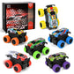 ZHFUYS 6 Pack 3.9 Inch Truck Toys, Friction Powered Toy Cars Push and Go Vehicles for Kids,Toy Cars for Kids Ages 3-8, Birthday