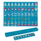 American Mahjong Tile Set with Carrying Bag and Accessories, 160 Acrylic Engraved Mahjong Tiles
