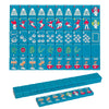 American Mahjong Tile Set with Carrying Bag and Accessories, 160 Acrylic Engraved Mahjong Tiles