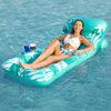 Jasonwell Inflatable Pool Float mature-themed - Pool Floaties Lounger Floats Floating Chair Raft with Adjustable Backrest Cup Holders Water Floaty Lake Lounge Tanning Floats Beach Party Toys for mature-themeds