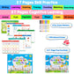 Toddlers Toys For 3+ 4 5 6 7 8 Year Old Boys Girls - Handwriting Practice Books Kindergarten Workbooks - Montessori Learning Toy