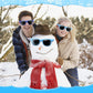 Flutesan 12 Pcs Frozen Themed Birthday Party Decor Winter Snowflake Themed Sunglasses Winter Birthday Party Supplies