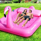 Deeprblu 2025 Flamingo Inflatable Tanning Pool For 2 Person, 81 ' 'X60 ' ' Xl Sunbathing Pool Lounger Float, Pink Blow Up Tannin