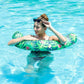 Inflatable Swimming Noodles Set - 2 Pack Fabric Covered Pool Floats For Adults, Pool Noodles Curved Swimming Pool Float For Summ