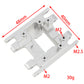 MEUS RACING TRX4M Skid Plate Transmission Plate for TRX4M Defender, Bronco etc.,Silver