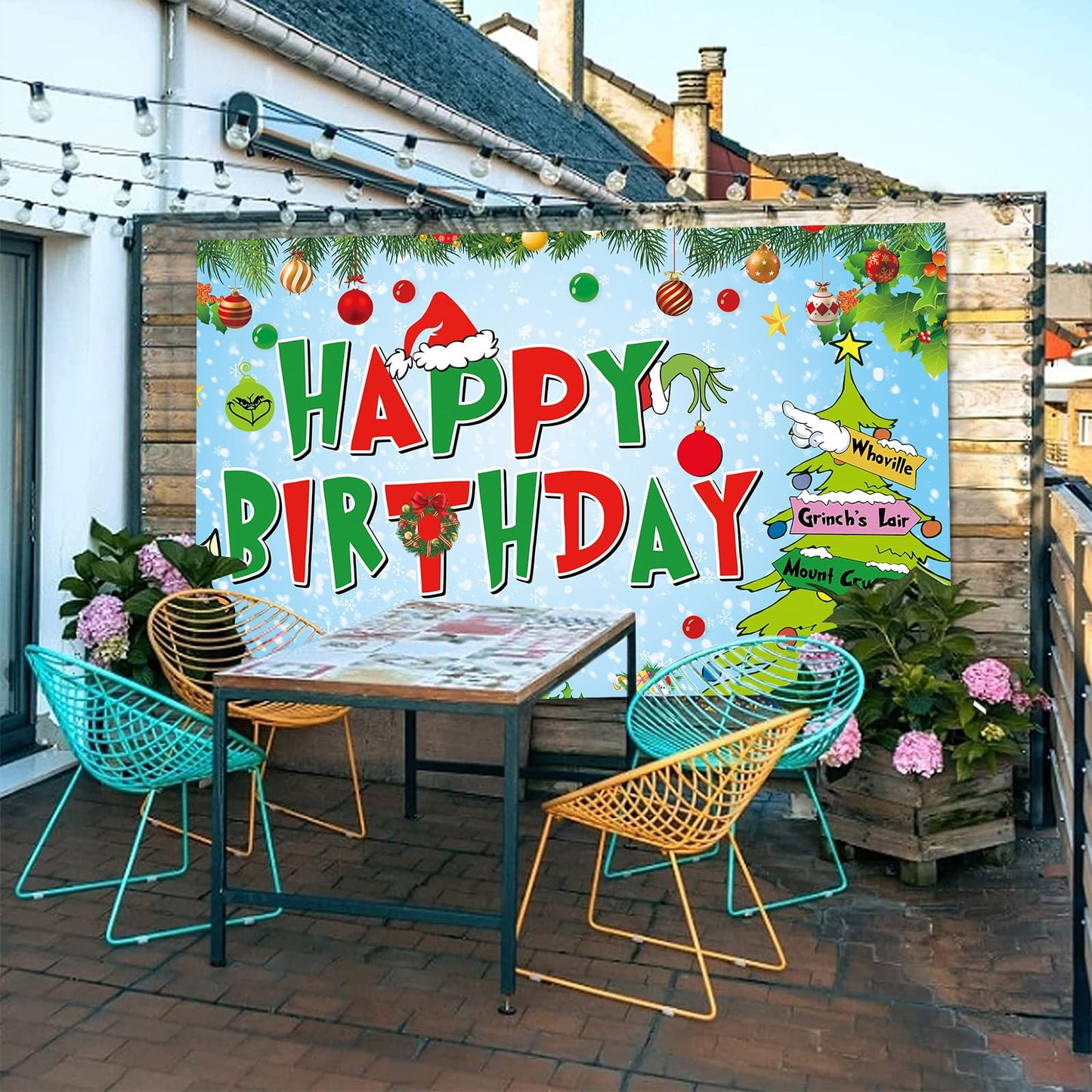 DIZHI Green Vinyl Happy Birthday Party Backdrop Banner 5x3ft for Photography Booth Props Baby Shower Decor Model DZ-22080801