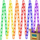 Skoolzy 120 Pcs Plastic Chain Links Rainbow - Math Links For Preschoolers, Math Manipulatives For Early Learning, Perfect For Classroom Activities, Fine Motor Skill Development