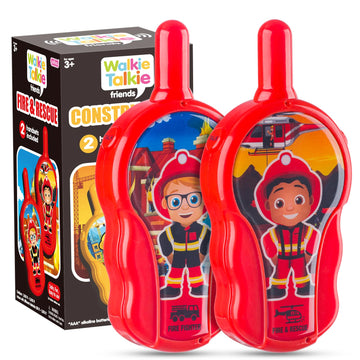 LAEbuild Walkie Talkies for Kids - Walkie Talkie Toys Gifts for 4 5 6 7 8 Year Old Girls Boys Long Range Fire & Rescue Walkie Ta