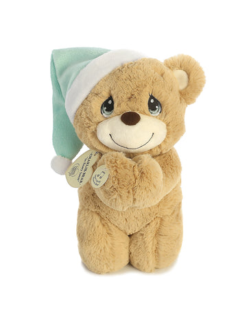 Aurora® Inspirational Precious Moments™ Charlie Prayer Bear Stuffed Animal - Cherished Memories - Enduring Comfort - Brown 10 Inches
