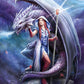 Clementoni - 39525 - Anne Stokes Puzzle - Dragon Mage - 1000 Pieces - Made in Italy - Jigsaw Puzzles for mature-themed