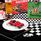 Irenare Car Birthday Party Supplies Racing Party Decorations Road Tablecloth Racetrack Table Runner Table Covers For Kids Boy Car Theme Birthday Party, 54 X 108 Inch (Black,6 Sheets)