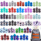 15 Sets Random Assortment Polyhedral RPG Mini Dice (105pcs),Surprise Mystery Mini Dice Set,10mm Mini DND Magic The Gathering Dic