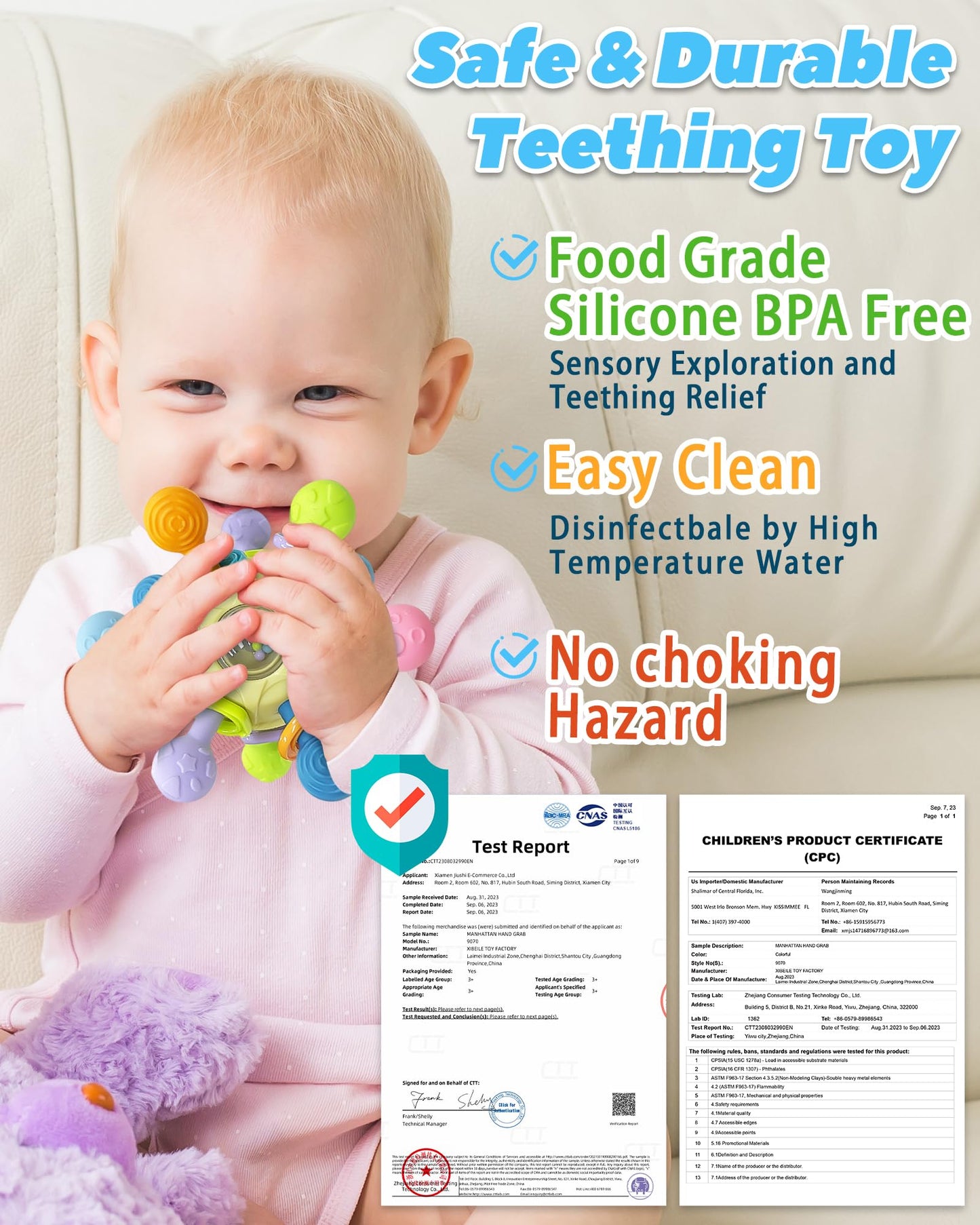 Baby Toys for 0-6 6-12 Months Ages 0-2, Tummy Time Montessori Toys for Babies 0 3 6 9 12 18 Months, Newborn Infant Sensory Toys,