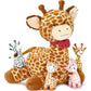 Tezituor Giraffe Stuffed Animal With 4 Babies,19.7'' Giant Giraffe Plush Soft Toy Cute Baby Giraffe Plushies Valentines Gifts Fo