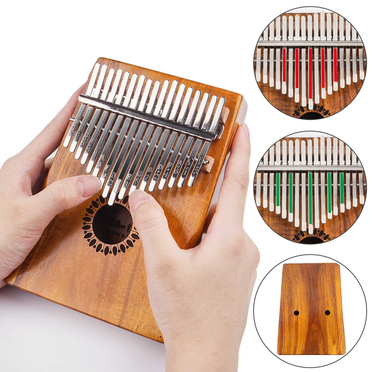 Kids Portable Mbira Finger Piano Kalimba