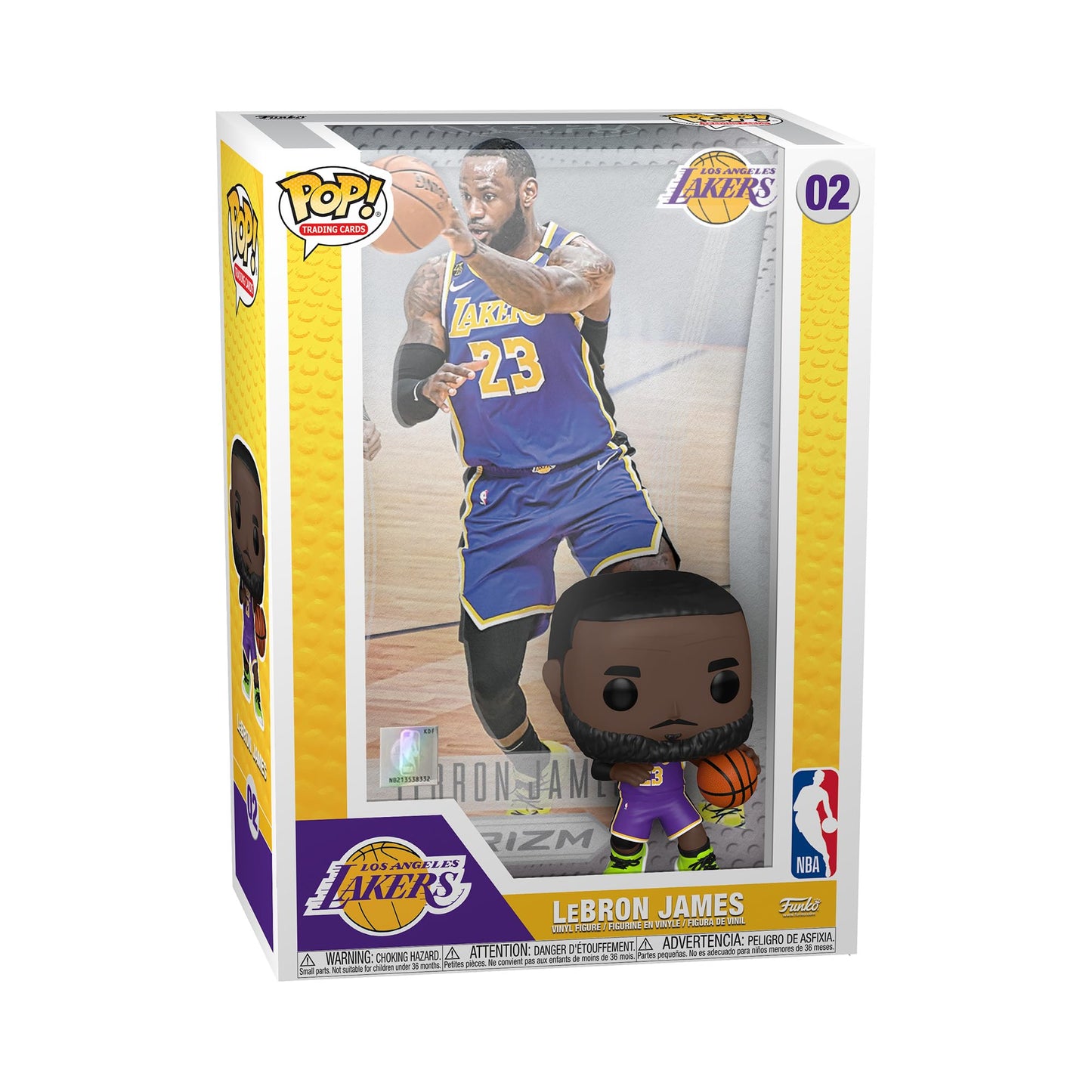 Funko Pop! NBA Trading Card - Lebron James, Vinyl, Multicolor, One Size, Model 60525