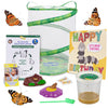 Insect Lore Birthday Butterfly Garden | Butterfly Growing Kit With Live Caterpillars | 5 Live Caterpillars, Reusable Habitat, Stem Butterfly Journal, 10 Inch Birthday Card & More