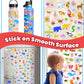 Walenced Puffy Reusable Sticker Book For Toddlers 2-4 Years, 3 Sets Stickers For Kids, Toddler Sticker Book Ages 1-3, 95 Pcs Tod