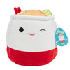 Squishmallows 10-Inch Daley the Ramen Noodles Plush Toy - Soft & Squishy Food Stuffed Animal - Red, Model SQCR04648