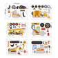 24 Sheets Make Your Own Construction Stickers Make A Face Stickers For Kids Toddlers With Trucks Diy Craft Stickers Kids Truck T