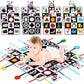 Beiens Baby Toys 0-6 Months, Tummy Time Crinkle Toys With Mirror, Black And White High Contrast Sensory Toys For 0-6-12-18 Months Toddler Newborn, Play Mats, Easter Basket Essentials Stuffers Gifts