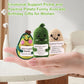 Dhoem Emotional Support Pickle And Funny Positive Potato Cute Avocado,3 Inch Mini Crochet Doll With Unique Positive Card For Che