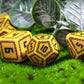 HDdais DND Dice Set, 7PCS Polyhedral Dice Set D&D for MTG Dungeons and Dragons Role Playing Game(Yellow)