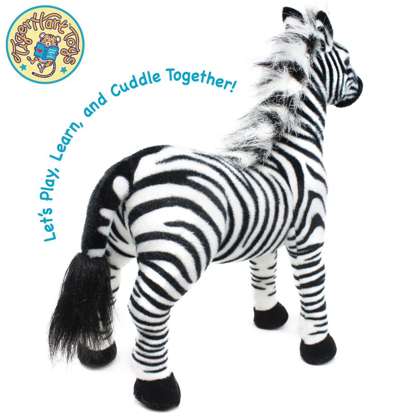 Tigerhart Zebenjo The Zebra - 16 Inch Stuffed Animal Plush
