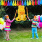 Sratte Piata Bundle with a Blindfold and Bat (16 x 12 x 3 Inches), Cute Animal Piata for Birthday Party Toys Decoration for Anim