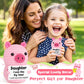 Funny Positive Pig Gifts for Daughter Birthday Christmas  Handmade Crochet Emotional Inspirational Pink Pig for Daughter Teens mature-themed  Daughter Gifts for Birthday Graduation Christmas Cute Decor