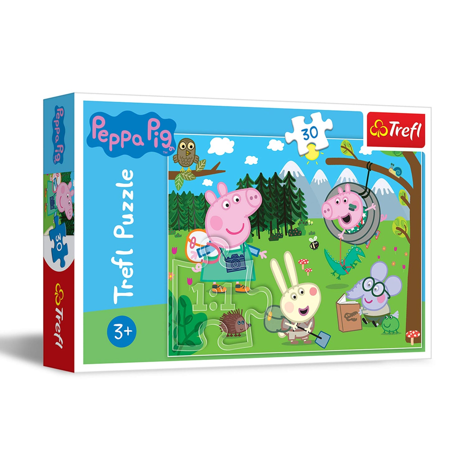 Trefl Peppa Pig 30 Piece Jigsaw Puzzle Forest Expedition Print, Diy Puzzle, Creative Fun, Classic Jigsaw For Adults And Children