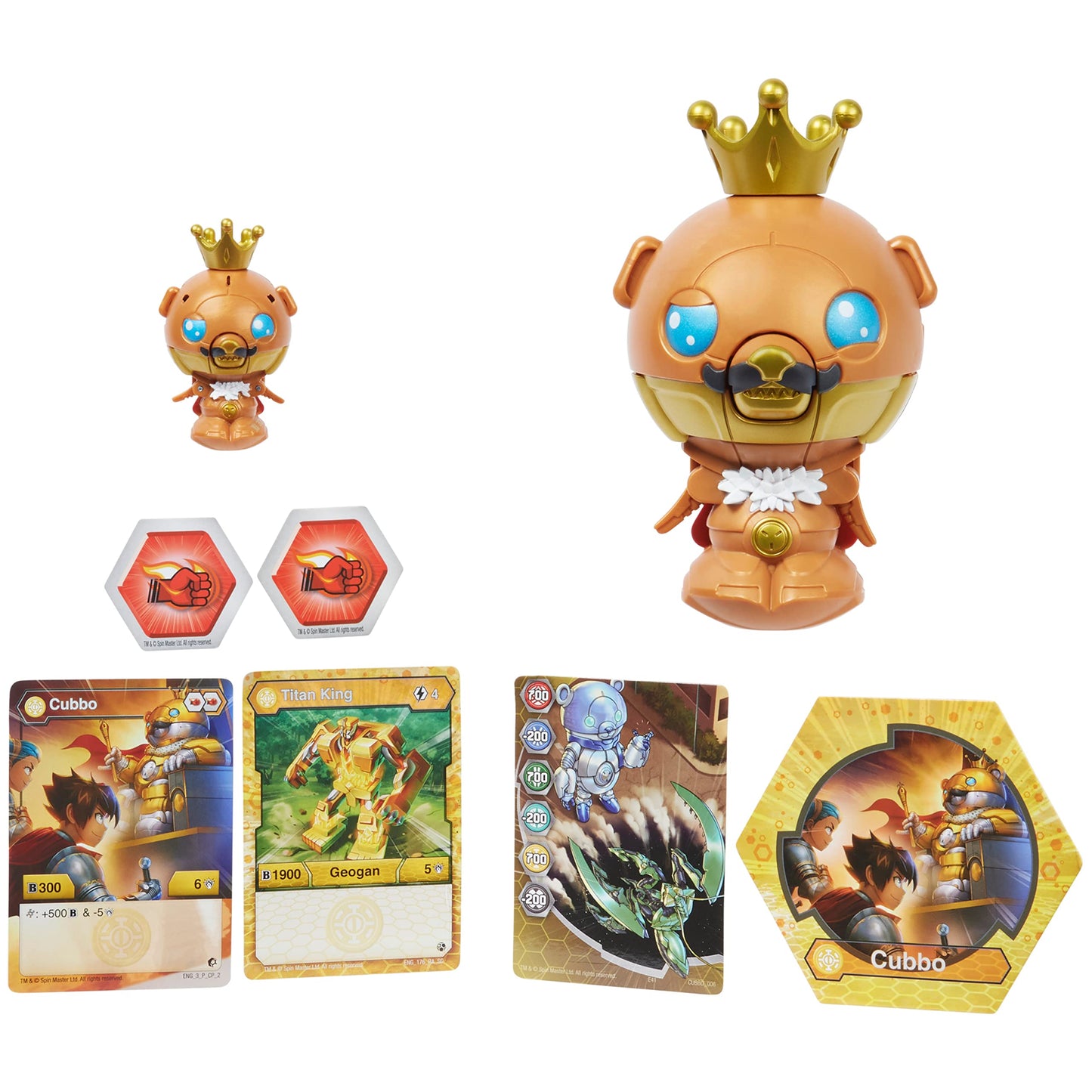 Bakugan  Cubbo Deka Pack with limited availability Jumbo King Cubbo and Core Cubbo  Geogan Rising Transforming Collectible Action Figures  Toys for Kids Boys Ages 6 and Up