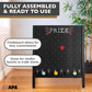 Ilyapa Board - Large Portable Prize Drop Game For Events And Trade Show - 27.5 X 41 Inch Double Sided - Wooden A-Frame Chalkboar