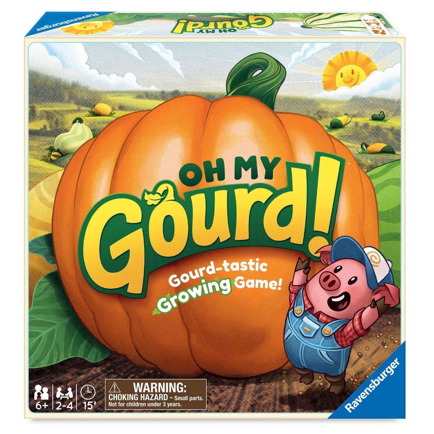 Ravensburger Oh My Gourd! Family Game For Boys & Girls Age 6 & Up - A Fun & Fast Family Game You Can Play Over & Over