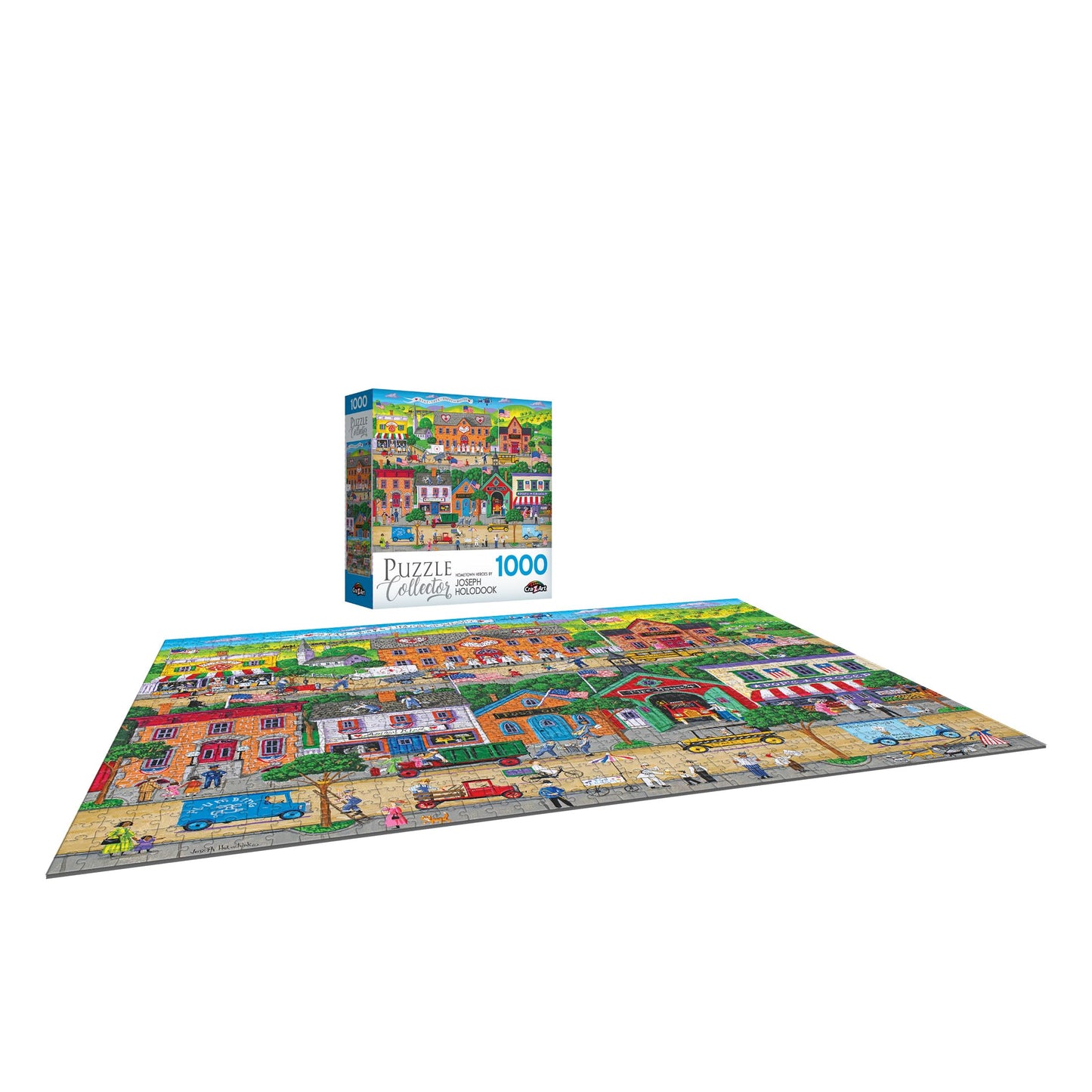 Roseart - Puzzle Collector - Hometown Heroes - 1000 Piece Jigsaw Puzzle For Adults