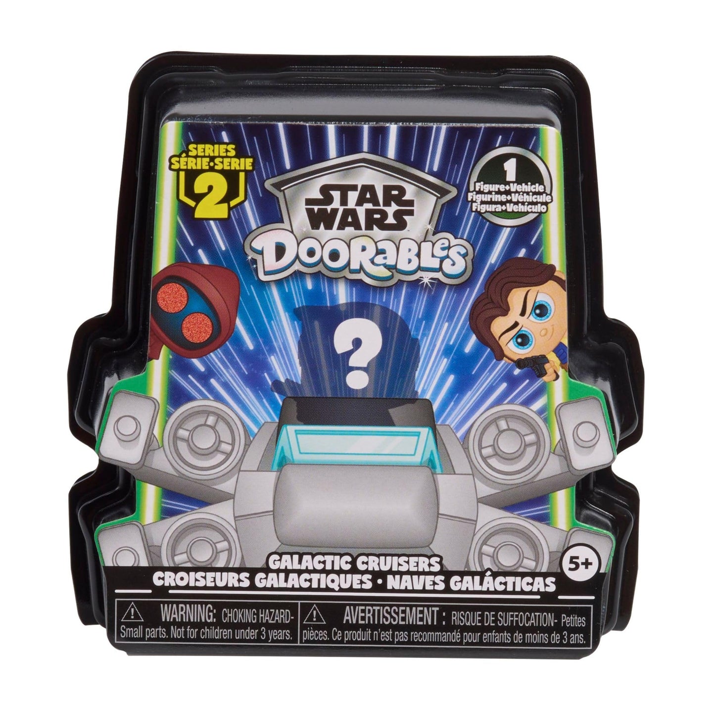 Just Play Star Wars Doorables Galactic Cruisers Series 2, Collectible Figures and Vehicles, Kids Toys for Ages 5 Up
