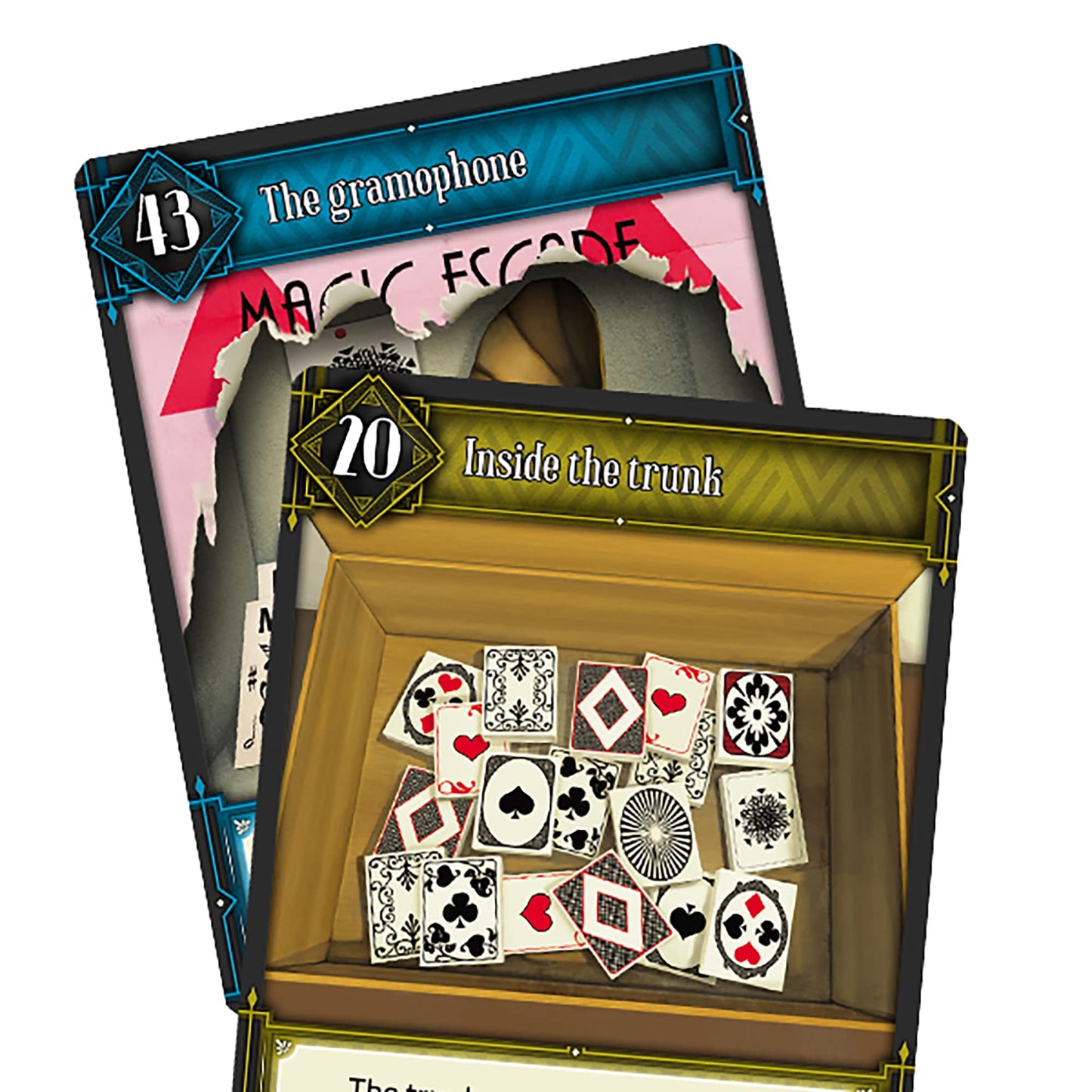 dV Giochi Deckscape: Behind The Curtain Card Game, Mixed Colours