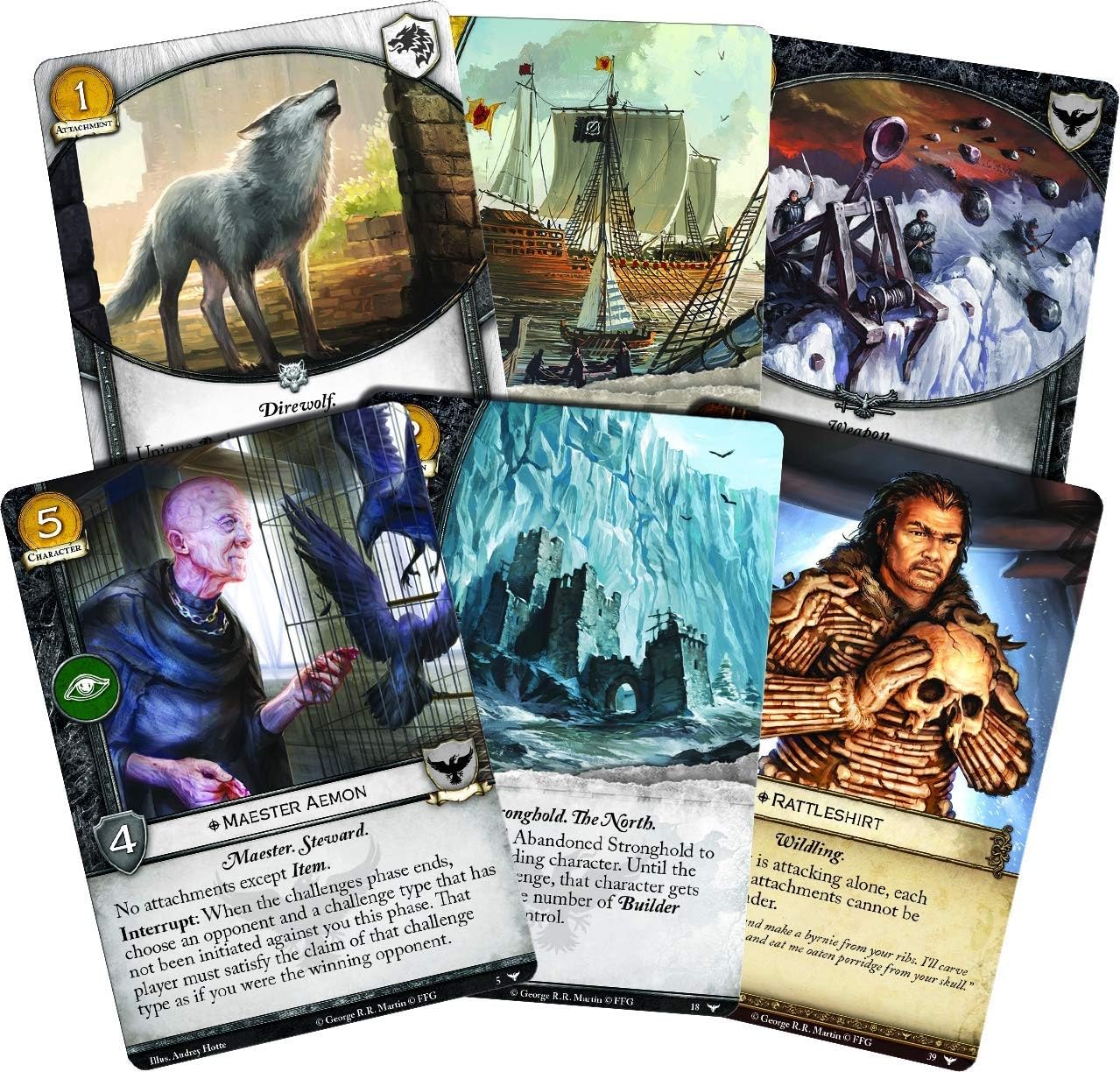 Fantasy Flight Games A Game of Thrones LCG: Watchers on the Wall - Cardboard, Multicolor, Model GT22