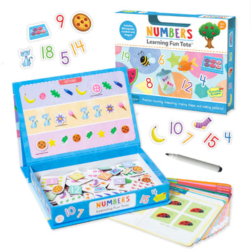 Peaceable Kingdom Numbers Learning Fun Tote - Counting, Patterns, Sequences, Educational Toys Ages 4+