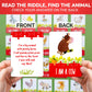 Quokka Search And Find Puzzles For Kids Ages 4-6 - Riddle Kids Puzzles 6-8 Years Old - 70 Unique Pcs | 20 Illustrated Guessing Cards | Engaging Children Themes - Farm Puzzle Gift For Toddlers 3-5