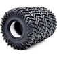 Hobbysoul 1.0 Tires 58Mm Tall All Terrain Super Soft Sticky Mud Tyre For Rc Crawler 1/24 Scx24 1/18 Trx4M Upgrades