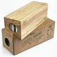 Domino Game Set Of 28 | Professional Double 6S | Multi-Use Box | Trays To Stand Tiles | By Adesign+ (Solid Wood)
