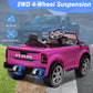 12V Ride On Toys For Kids 4-8, Licensed Ram 2500, Electric Car For Kids, With Remote Control, Led Light/Music/Mp3, Back Storage