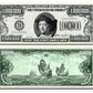 $10,000 Dollar Gold Certificate Novelty $10,000 Bill - 10 Count with Bonus Clear Protector & Christopher Columbus Bill