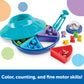 Learning Resources Oodles Of Aliens Sorting Saucer, Fine Motor Skills, Counting And Sorting Toys, Preschool Games, Educational T